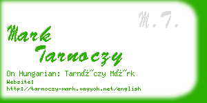 mark tarnoczy business card